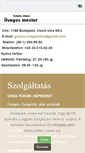 Mobile Screenshot of gulyasuveges.hu